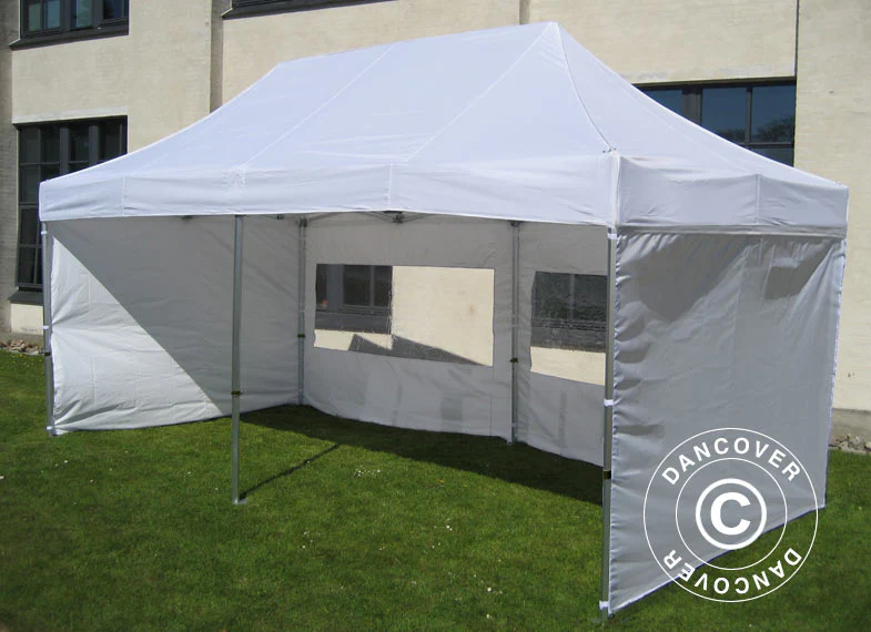 Namiot Ekspresowy FleXtents PRO 2,5x5m Biały, mq 6 ściany boczne - Image 2
