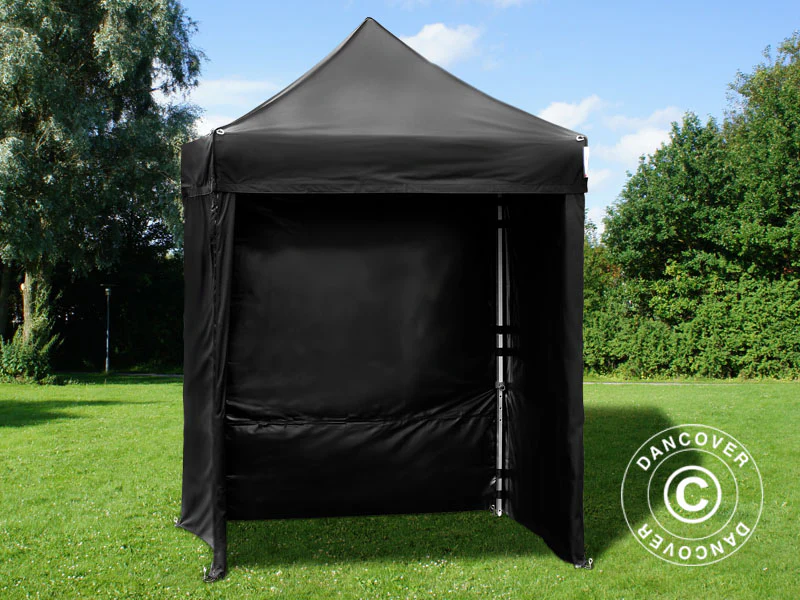 Namiot Ekspresowy FleXtents PRO 2x2m Czarny, mq 4 ściany boczne - Image 5