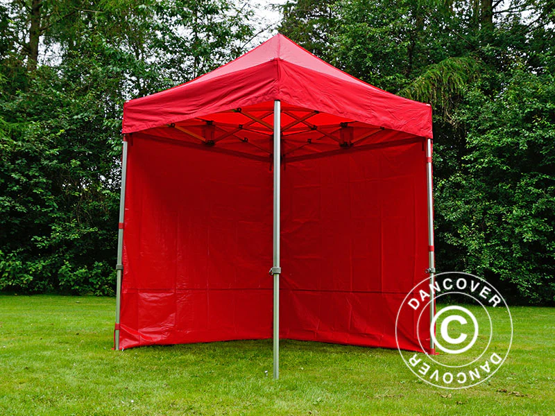 Namiot Ekspresowy FleXtents PRO 2x2m Czerwony, mq 4 ściany boczne - Image 10