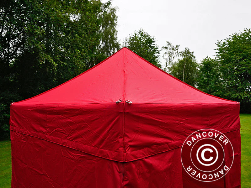 Namiot Ekspresowy FleXtents PRO 2x2m Czerwony, mq 4 ściany boczne - Image 5