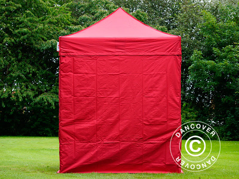 Namiot Ekspresowy FleXtents PRO 2x2m Czerwony, mq 4 ściany boczne - Image 8