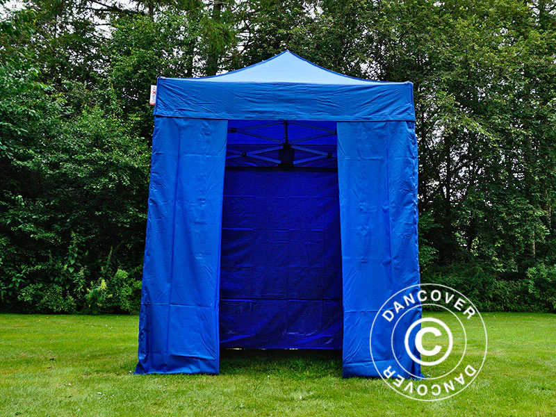 Namiot Ekspresowy FleXtents PRO 2x2m Niebieski, mq 4 ściany boczne - Image 3