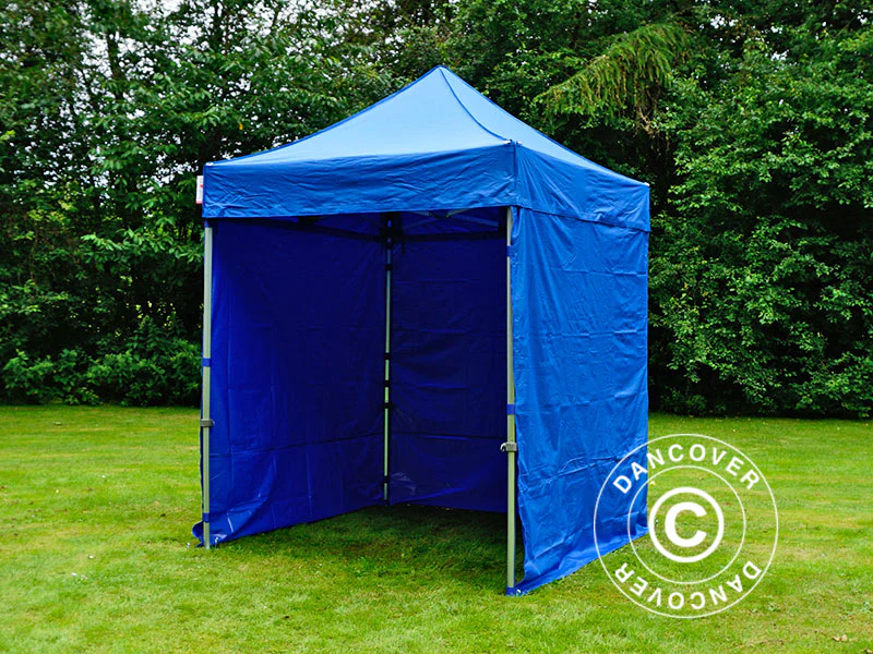 Namiot Ekspresowy FleXtents PRO 2x2m Niebieski, mq 4 ściany boczne - Image 5
