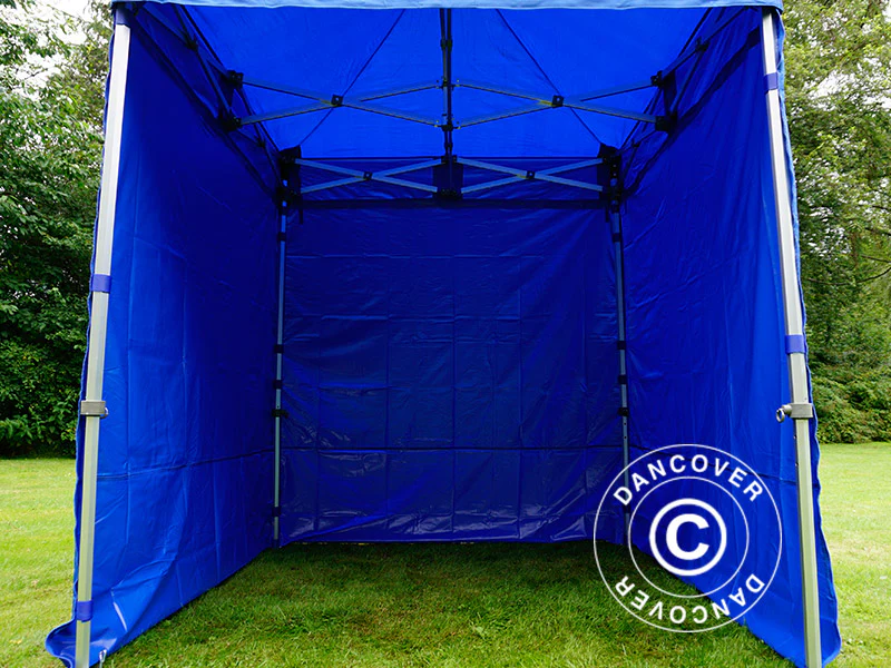 Namiot Ekspresowy FleXtents PRO 2x2m Niebieski, mq 4 ściany boczne - Image 7
