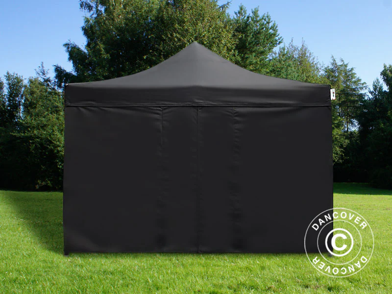 Namiot Ekspresowy FleXtents PRO 3,5x3,5m Czarny, mq 4 ściany boczne - Image 3