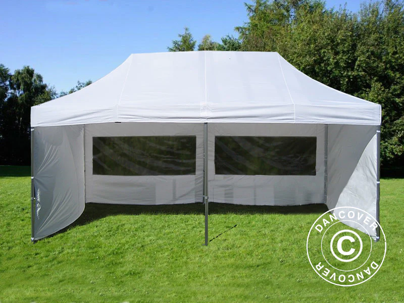 Namiot Ekspresowy FleXtents PRO 3,5x7m Biały, mq 6 ściany boczne - Image 2