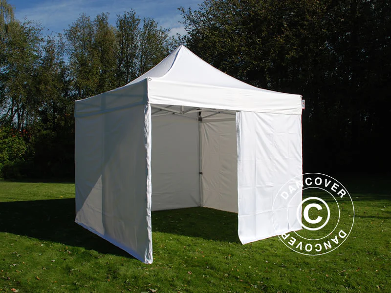 Namiot Ekspresowy FleXtents PRO 3x3m Biały, mq 4 ściany boczne - Image 3