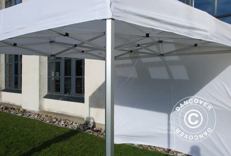 Namiot Ekspresowy FleXtents PRO 3x3m Biały, Ogniotrwale, mq 4 ściany boczne - Image 10