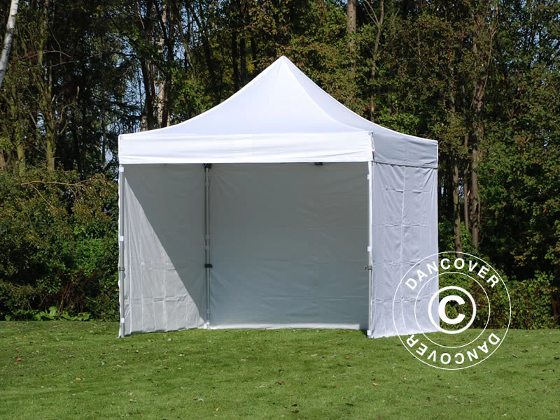 Namiot Ekspresowy FleXtents PRO 3x3m Biały, Ogniotrwale, mq 4 ściany boczne - Image 5