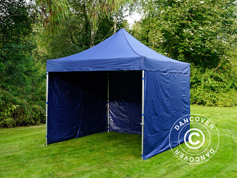 Namiot Ekspresowy FleXtents PRO 3x3m Ciemny niebieski, mq 4 ściany boczne - Image 14