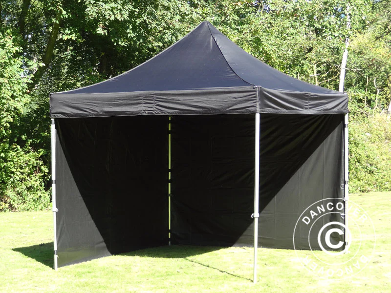 Namiot Ekspresowy FleXtents PRO 3x3m Czarny, mq 4 ściany boczne - Image 14