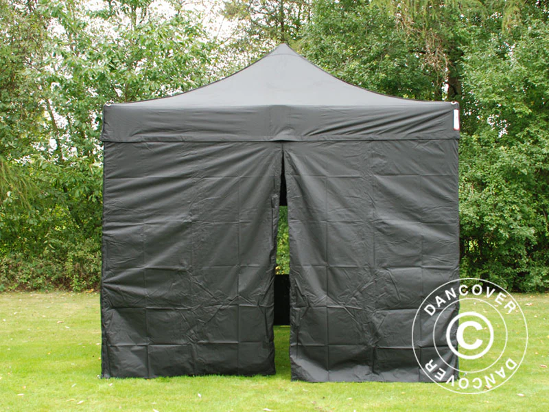 Namiot Ekspresowy FleXtents PRO 3x3m Czarny, mq 4 ściany boczne - Image 10