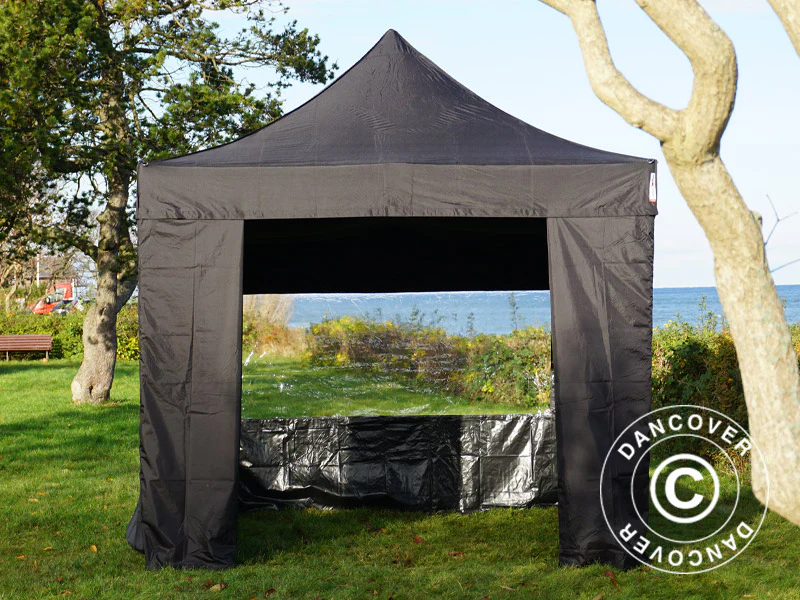 Namiot Ekspresowy FleXtents PRO 3x3m Czarny, mq 4 ściany boczne - Image 20