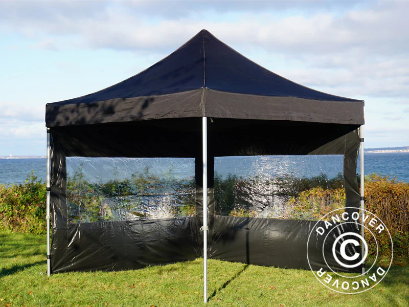 Namiot Ekspresowy FleXtents PRO 3x3m Czarny, mq 4 ściany boczne - Image 22