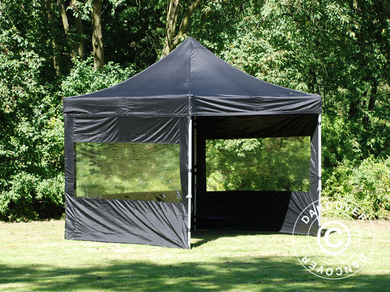 Namiot Ekspresowy FleXtents PRO 3x3m Czarny, mq 4 ściany boczne - Image 23