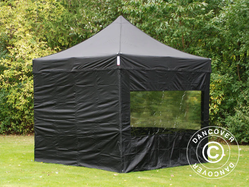Namiot Ekspresowy FleXtents PRO 3x3m Czarny, mq 4 ściany boczne - Image 27
