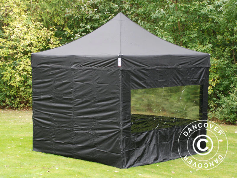 Namiot Ekspresowy FleXtents PRO 3x3m Czarny, mq 4 ściany boczne - Image 29