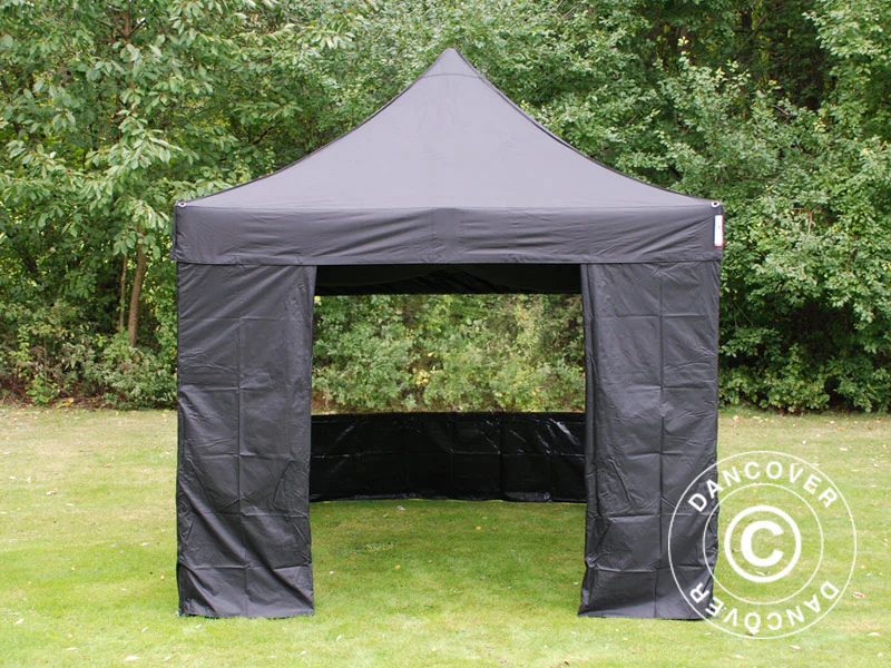 Namiot Ekspresowy FleXtents PRO 3x3m Czarny, mq 4 ściany boczne - Image 31