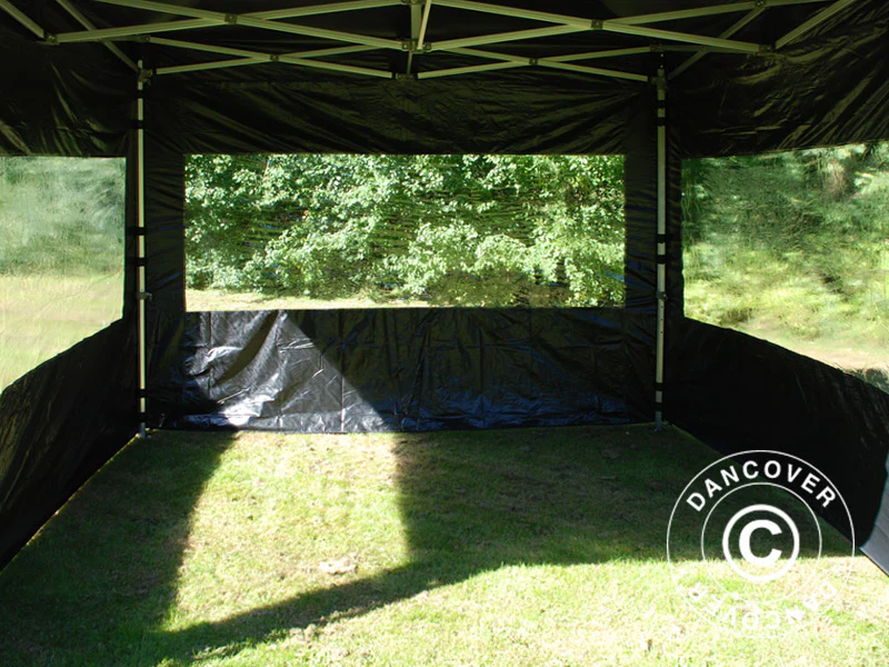 Namiot Ekspresowy FleXtents PRO 3x3m Czarny, mq 4 ściany boczne - Image 32