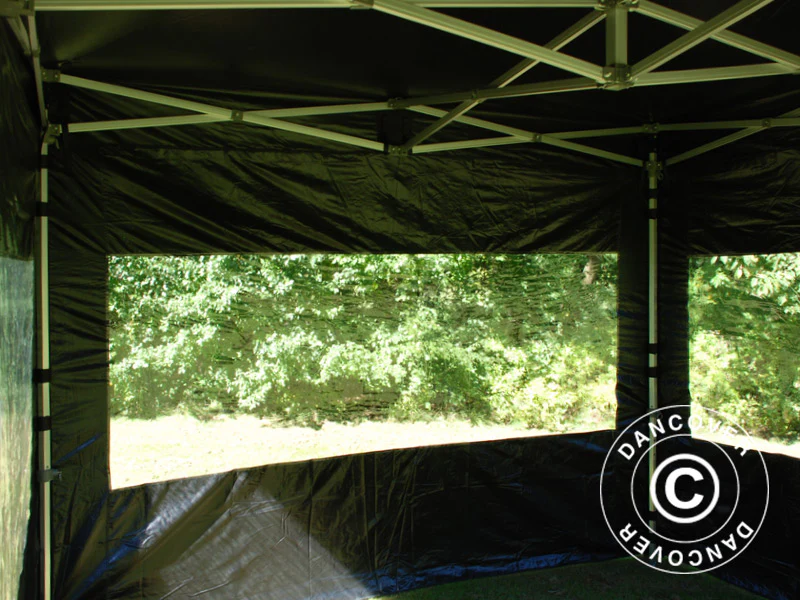 Namiot Ekspresowy FleXtents PRO 3x3m Czarny, mq 4 ściany boczne - Image 33