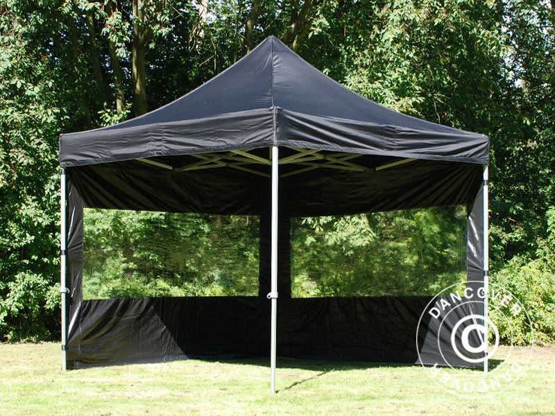 Namiot Ekspresowy FleXtents PRO 3x3m Czarny, mq 4 ściany boczne - Image 9