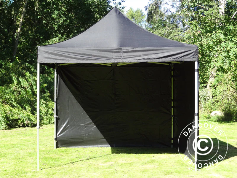 Namiot Ekspresowy FleXtents PRO 3x3m Czarny, Ogniotrwale, mq 4 ściany boczne - Image 16
