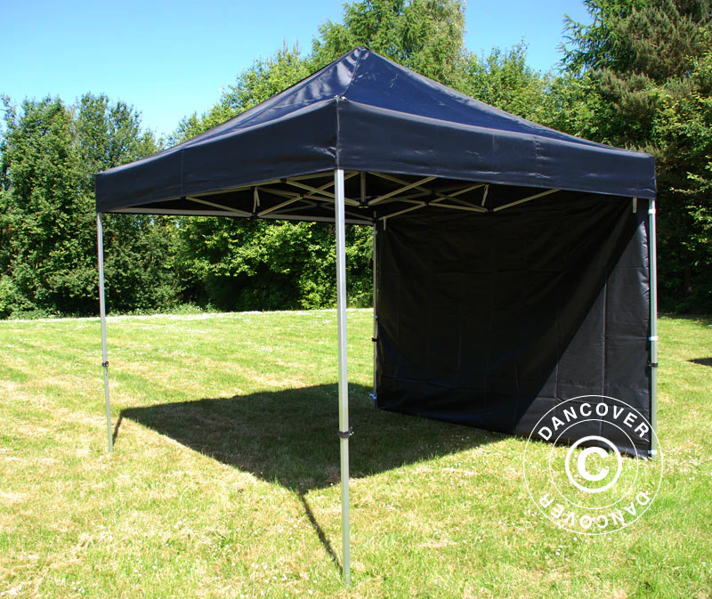 Namiot Ekspresowy FleXtents PRO 3x3m Czarny, Ogniotrwale, mq 4 ściany boczne - Image 22