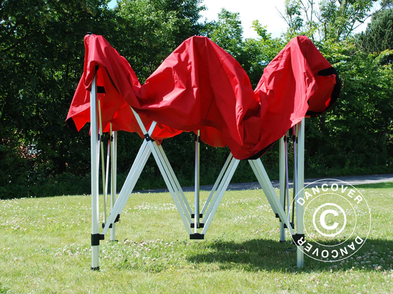 Namiot Ekspresowy FleXtents PRO 3x3m Czerwony - Image 4