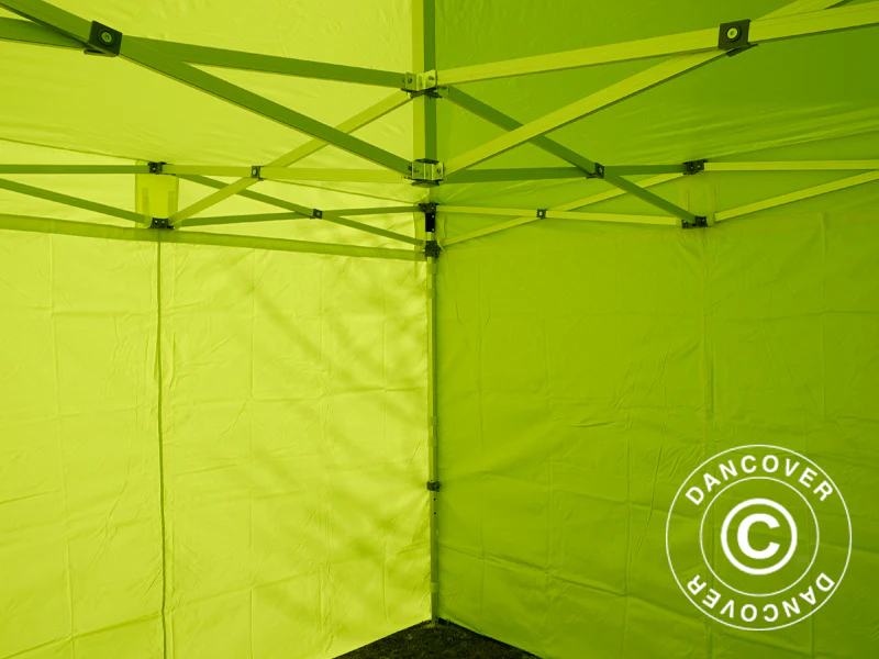 Namiot Ekspresowy FleXtents PRO 3x3m Jaskrawożółty/zielony, mq 4 ściany boczne - Image 11
