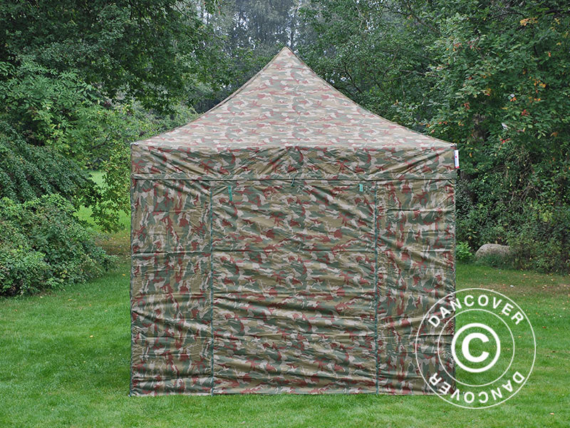 Namiot Ekspresowy FleXtents PRO 3x3m Kamuflaż/Wojskowy, mq 4 ściany boczne - Image 10