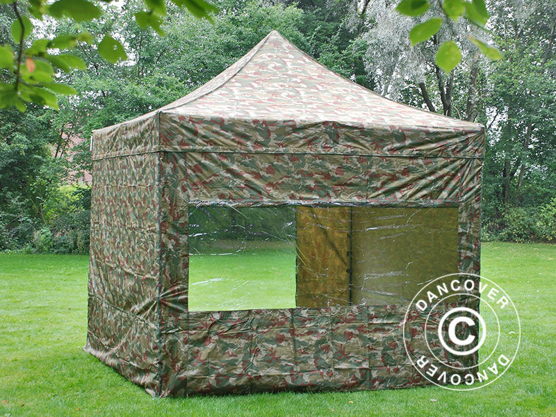 Namiot Ekspresowy FleXtents PRO 3x3m Kamuflaż/Wojskowy, mq 4 ściany boczne - Image 18