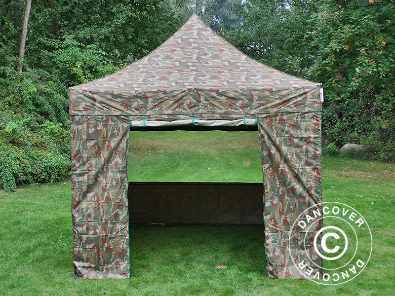 Namiot Ekspresowy FleXtents PRO 3x3m Kamuflaż/Wojskowy, mq 4 ściany boczne - Image 20