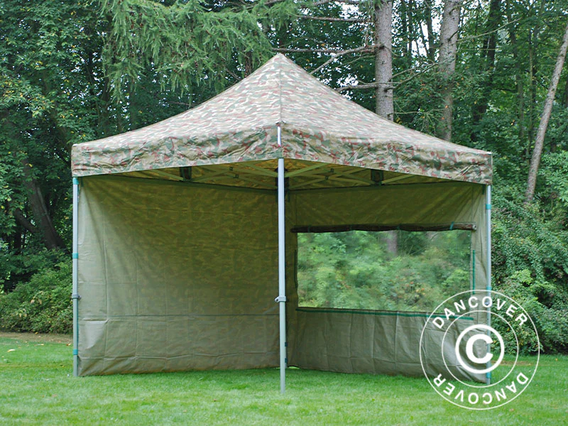 Namiot Ekspresowy FleXtents PRO 3x3m Kamuflaż/Wojskowy, mq 4 ściany boczne - Image 21