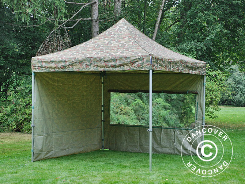 Namiot Ekspresowy FleXtents PRO 3x3m Kamuflaż/Wojskowy, mq 4 ściany boczne - Image 22