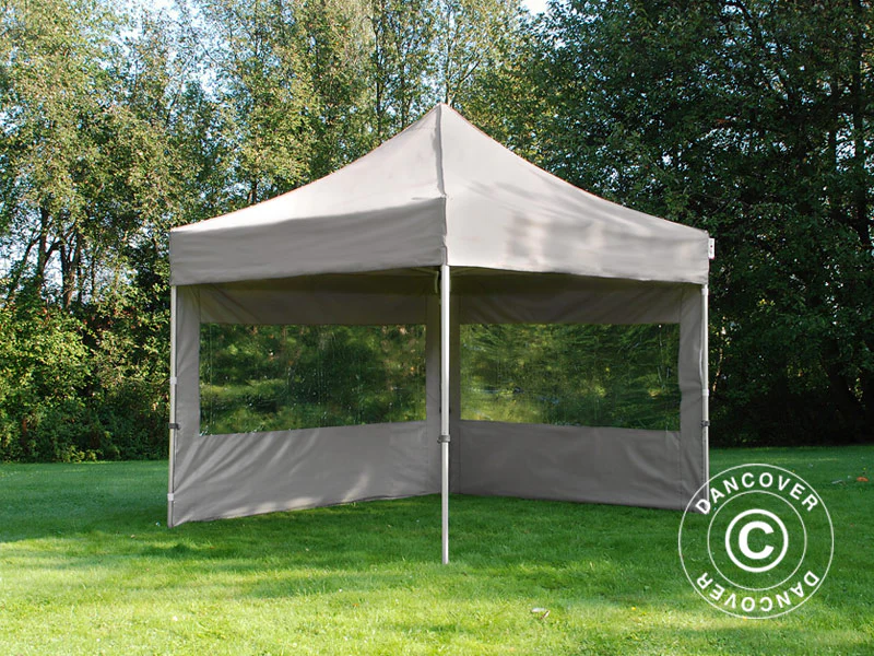 Namiot Ekspresowy FleXtents PRO 3x3m Latte, mq 4 ściany boczne - Image 4
