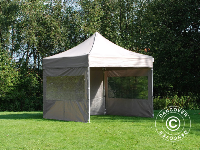 Namiot Ekspresowy FleXtents PRO 3x3m Latte, mq 4 ściany boczne - Image 7