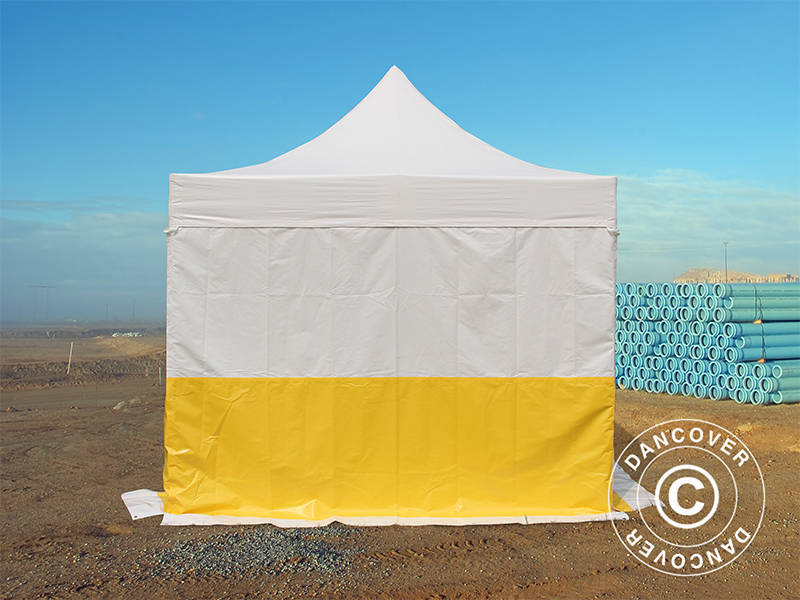 Namiot ekspresowy FleXtents® PRO 3x3m, PCV, namiot roboczy, trudnopalny, 4 ściany boczne - Image 3