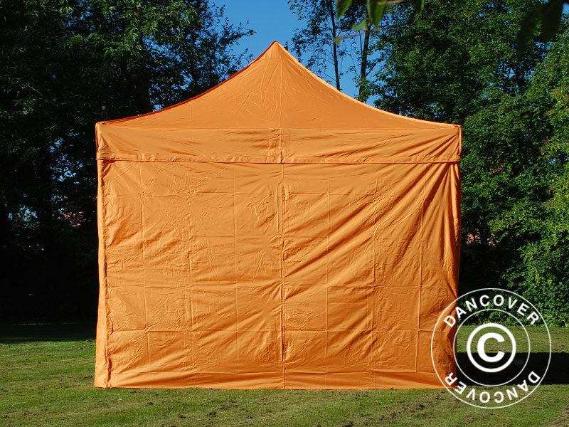 Namiot Ekspresowy FleXtents PRO 3x3m Pomaranczowy, mq 4 ściany boczne - Image 2
