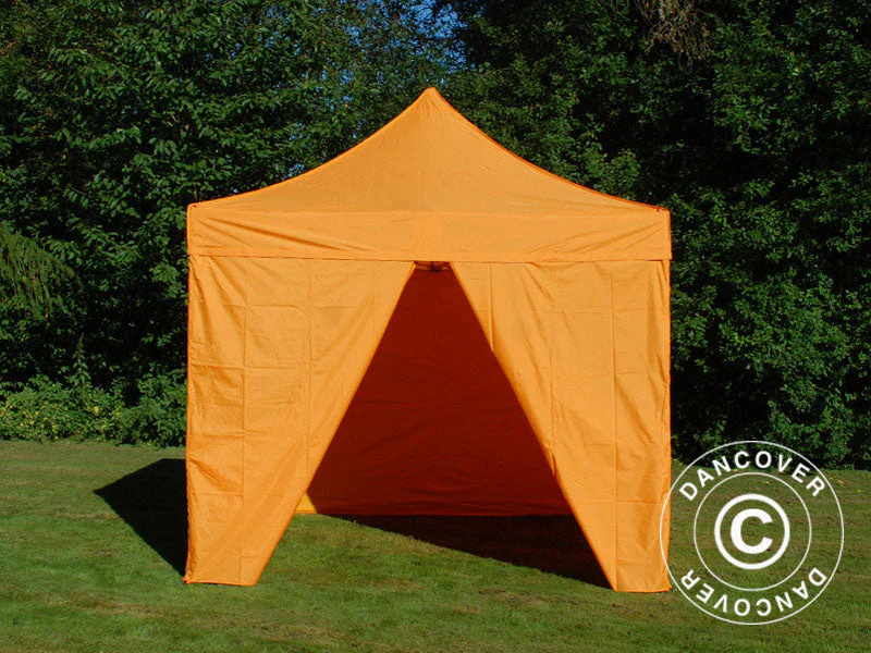 Namiot Ekspresowy FleXtents PRO 3x3m Pomaranczowy, mq 4 ściany boczne - Image 7