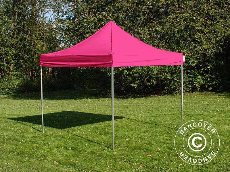 Namiot Ekspresowy FleXtents PRO 3x3m Różowy, mq 4 ściany boczne - Image 6
