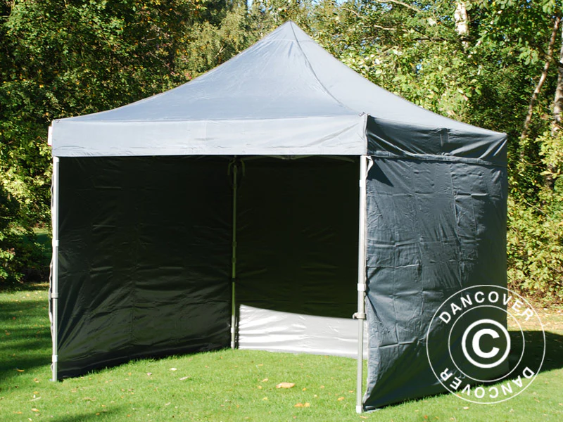Namiot Ekspresowy FleXtents PRO 3x3m Szary, mq 4 ściany boczne - Image 13