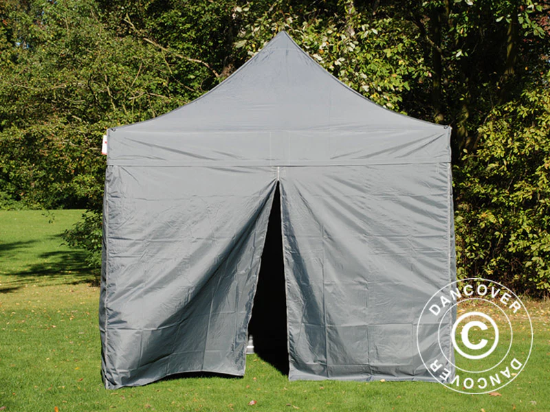 Namiot Ekspresowy FleXtents PRO 3x3m Szary, mq 4 ściany boczne - Image 8