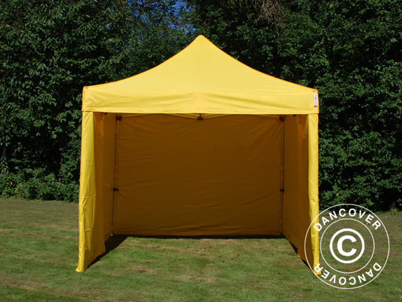 Namiot Ekspresowy FleXtents PRO 3x3m Zólty, mq 4 ściany boczne - Image 14