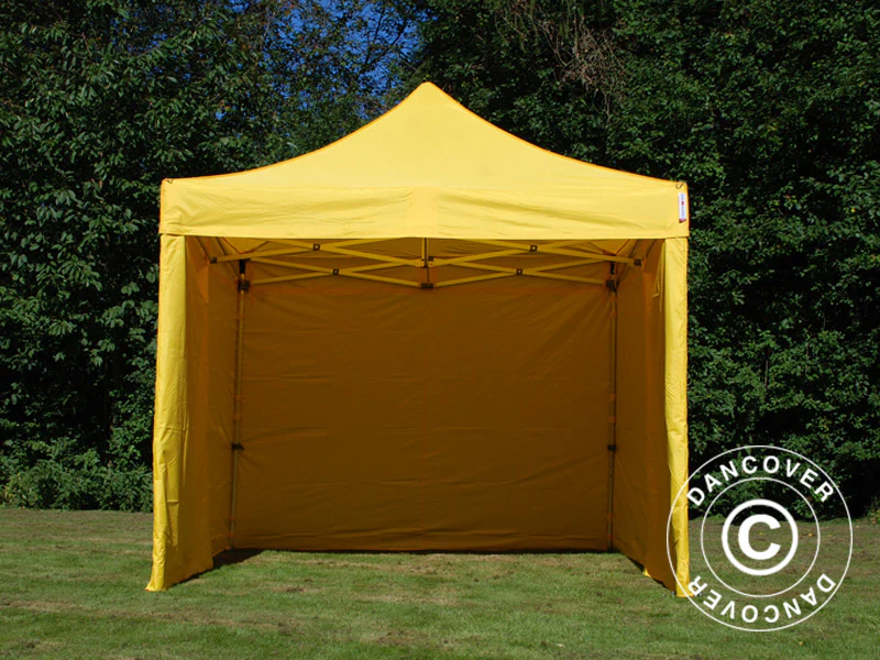 Namiot Ekspresowy FleXtents PRO 3x3m Zólty, mq 4 ściany boczne - Image 15