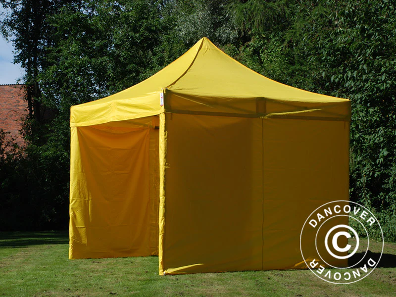 Namiot Ekspresowy FleXtents PRO 3x3m Zólty, mq 4 ściany boczne - Image 17