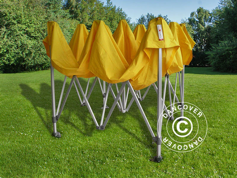 Namiot Ekspresowy FleXtents PRO 3x3m Zólty, mq 4 ściany boczne - Image 21