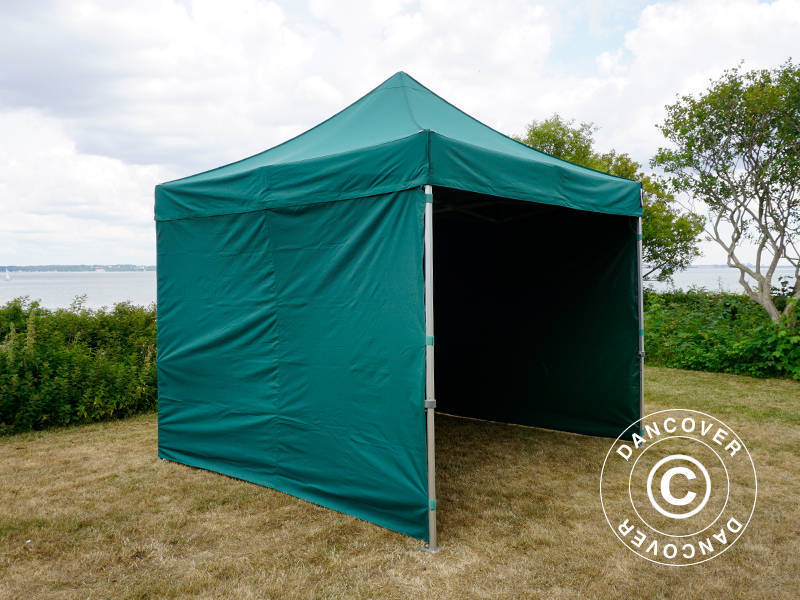 Namiot Ekspresowy FleXtents PRO 3x3m Zielony, mq 4 ściany boczne - Image 10