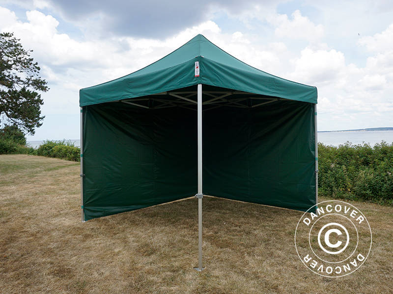 Namiot Ekspresowy FleXtents PRO 3x3m Zielony, mq 4 ściany boczne - Image 11