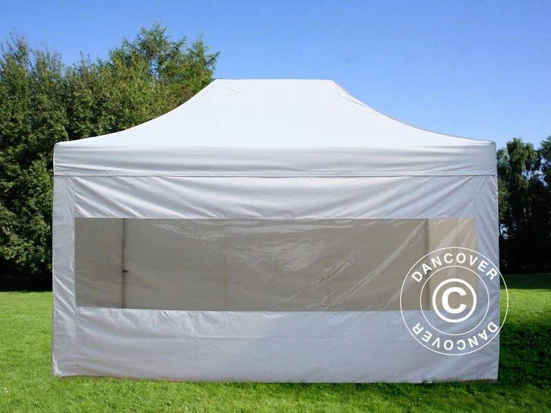 Namiot Ekspresowy FleXtents PRO 3x4,5m Biały, mq 4 ściany boczne - Image 4