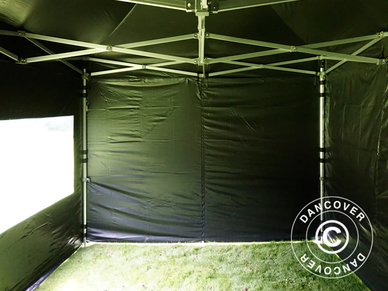 Namiot Ekspresowy FleXtents PRO 3x4,5m Czarny, mq 4 ściany boczne - Image 10